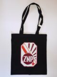 Torba bawełniana w kolorze czarnym z logo ZNP
