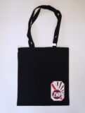 Torba bawełniana w kolorze czarnym – małe logo ZNP