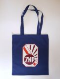 Torba bawełniana w kolorze granatowym z logo ZNP